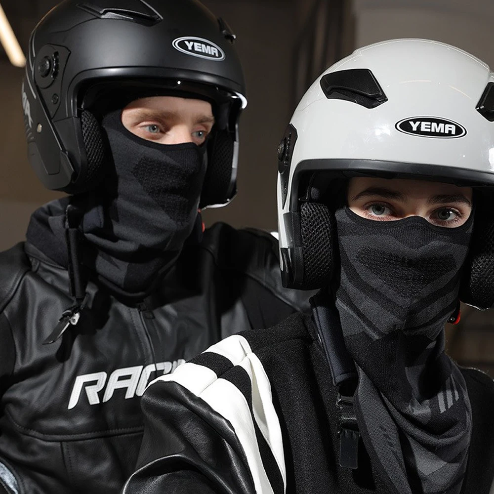 Balaclava Mask Thermal Balaclava Cycling Balaclava Motorcycle Mask Thermal Motorcycle Riding Face Mask Balaclava Head Cover Ski Bicycle Motocycle Windproof Soft Warm Motorcycle Hat Headwear