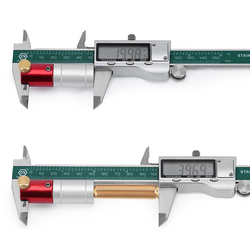 Gauge Body With 5 Bushing Set Load Headspace Gauge Kit For A330, B350, C375, D400, E420 For Checking Most Bottlenecks 6
