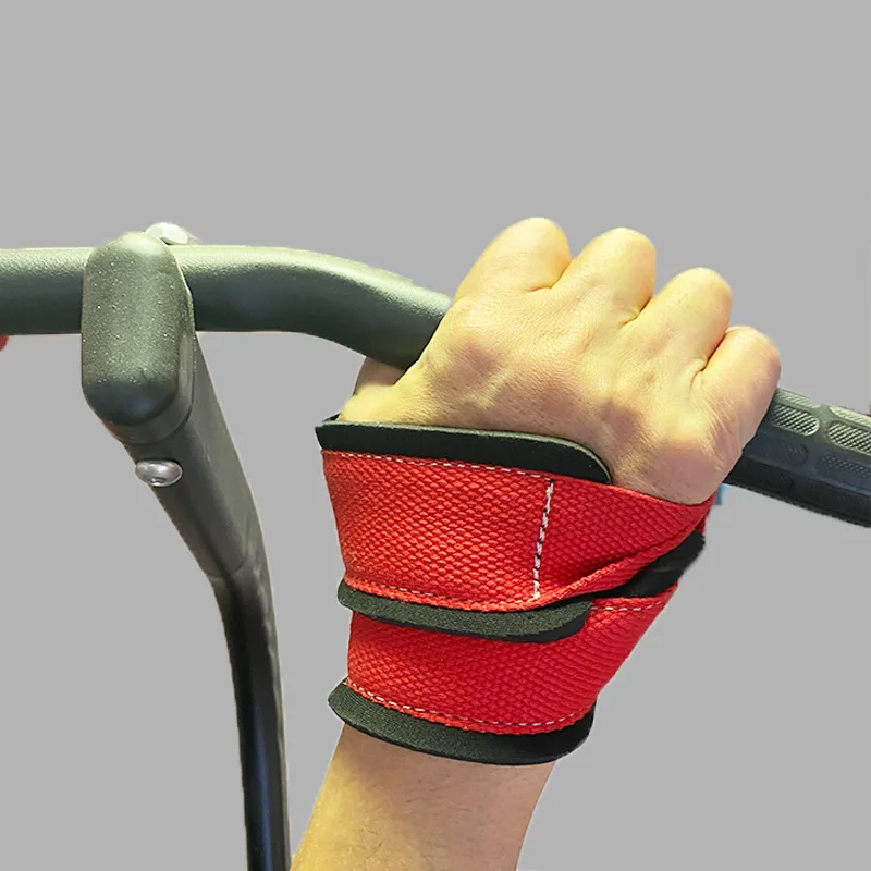 Padded Figure 8 Weight Lifting Wrist Straps Deadlift Powerlifting Belts Hand Support Strong Weightlifting Non-slip Wrist Wraps