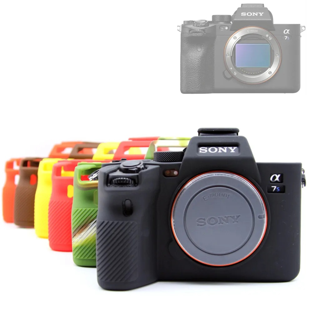 Iii Case de Borracha Silicone Capa Corpo Protetor Pele Quadro para Sony A7siii A7s Iii Ilce7sm3 A7s3 a1 Câmera A7s