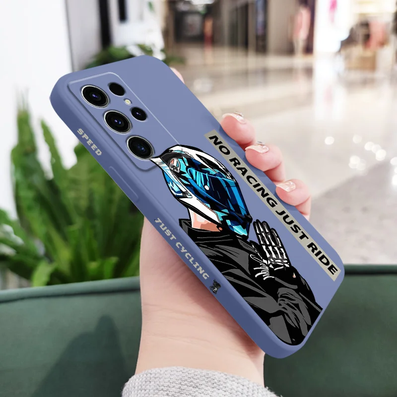 Motorcycle Boy Protective Phone Case Cover
