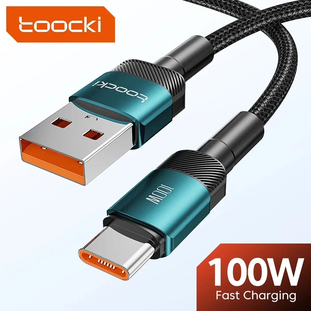 Toocki USB Type C Cable Fast Charging USB C Charger Cord For For iPhone Huawei P40 P30 Realme Oppo Oneplus 1m 2m