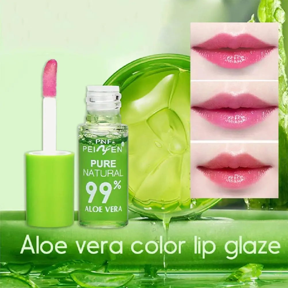 Magic Color Changing Lipstick Lip Tint Moisturizing Aloe Vera Discolored Lip Balm Nourishing Lasting Gloss Makeup Care