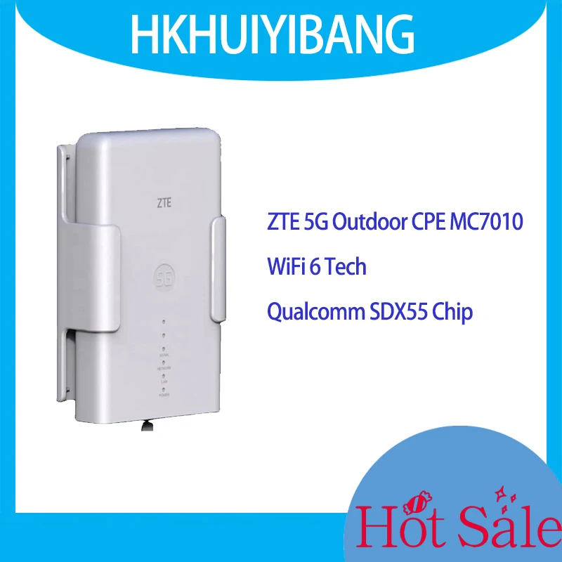 New Zte 5g Outdoor Cpe Mc7010 Wireless Router 5g Sub6+4g Lte 5g Nr Nsa