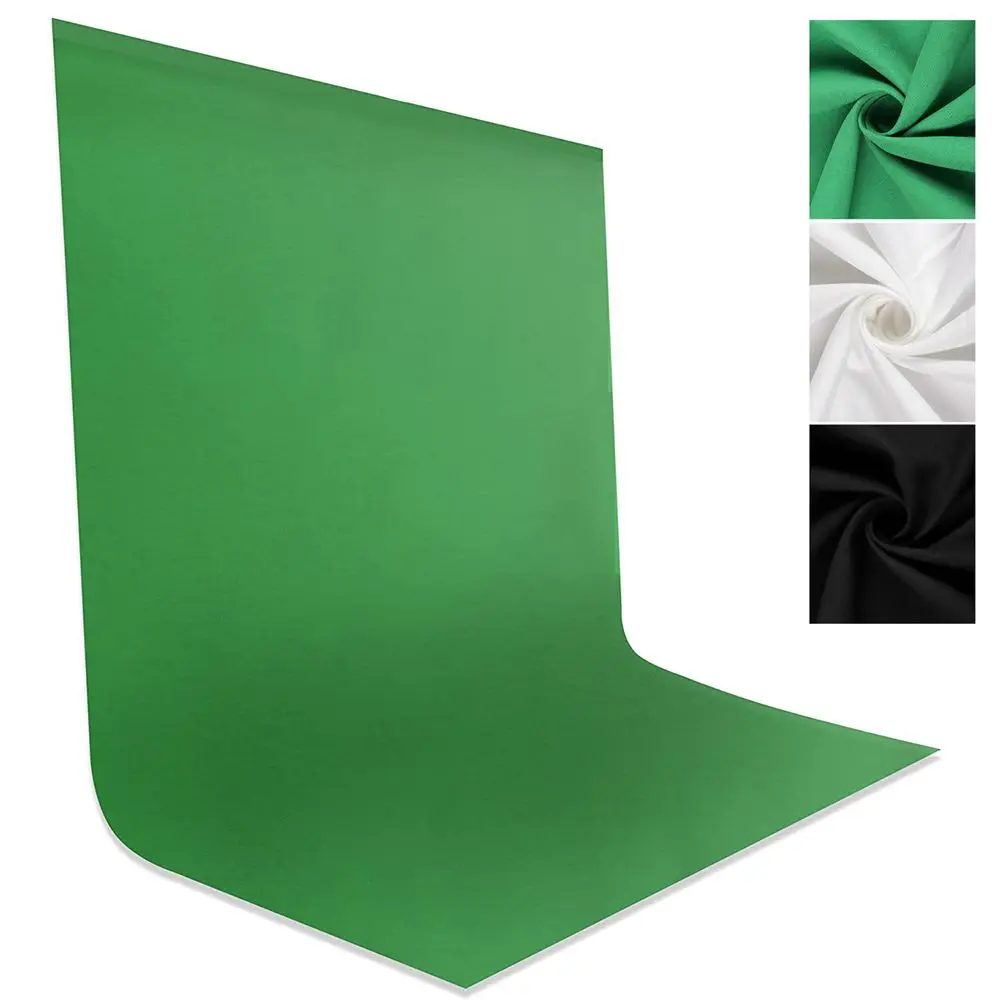 Versatile Tri-Color Photography Backdrop Cloth for Video and Photo Shoots