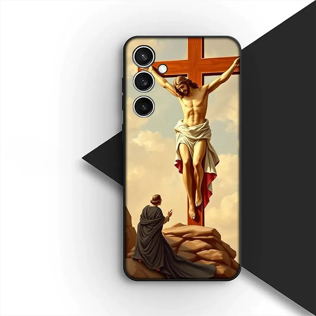 Divine Savior Christian Cross Phone Case Cover