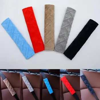 Copri Cintura di Sicurezza per Auto, Cuscini in Peluche per Spalle, Riducono la Pressione della Cintura, Comfort per Bambini e Adulti in Auto, SUV e Camion