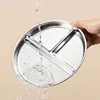 Stainless Steel Divided Dinner Tray Snack Food Serving Tray Home Kitchen Supplies Kids Adult Lunch Container For School Canteen 5