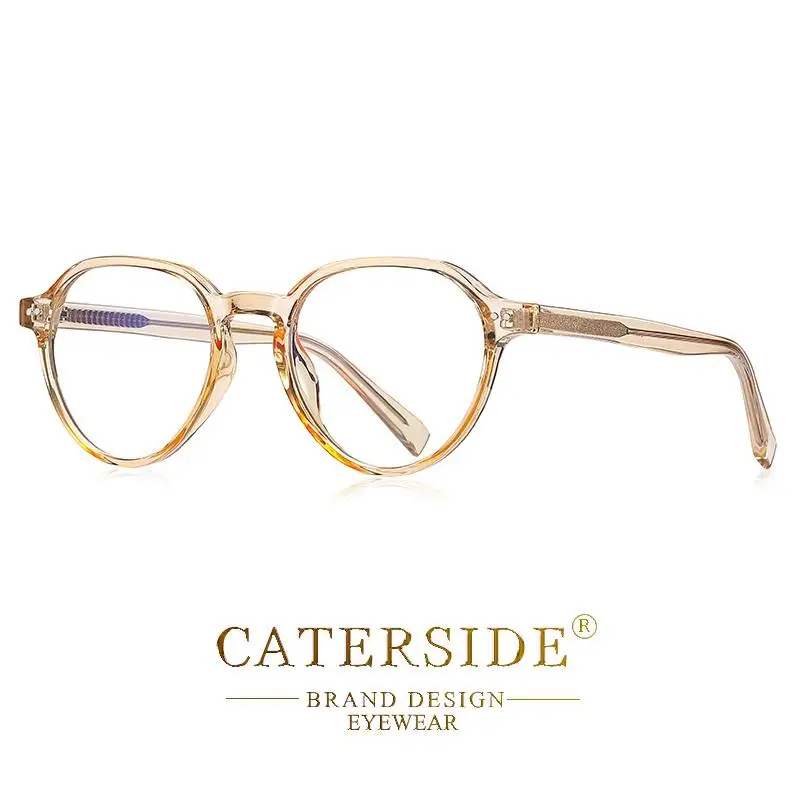 CATERSIDE Einfache Männer Brillen Rahmen Hochwertige Tr90 Optische Brillen Mode Frauen Täglichen Augenschutz Lesebrille – Detail 4