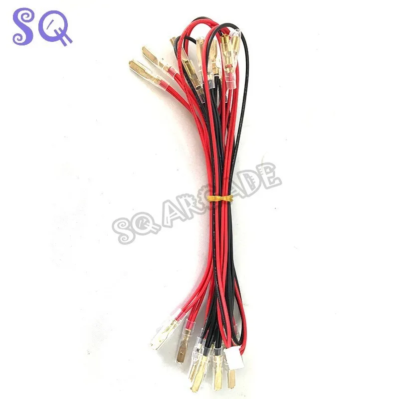 6.3mm or 2.8mm 2pin Cables 5V / 12V Illuminated Light Bulb Cable To USB Encoder for Arcade LED Button Joystick mr j2s encoder cable mr jhscbl5m h mr jhscbl3m h 10m 15m 20m