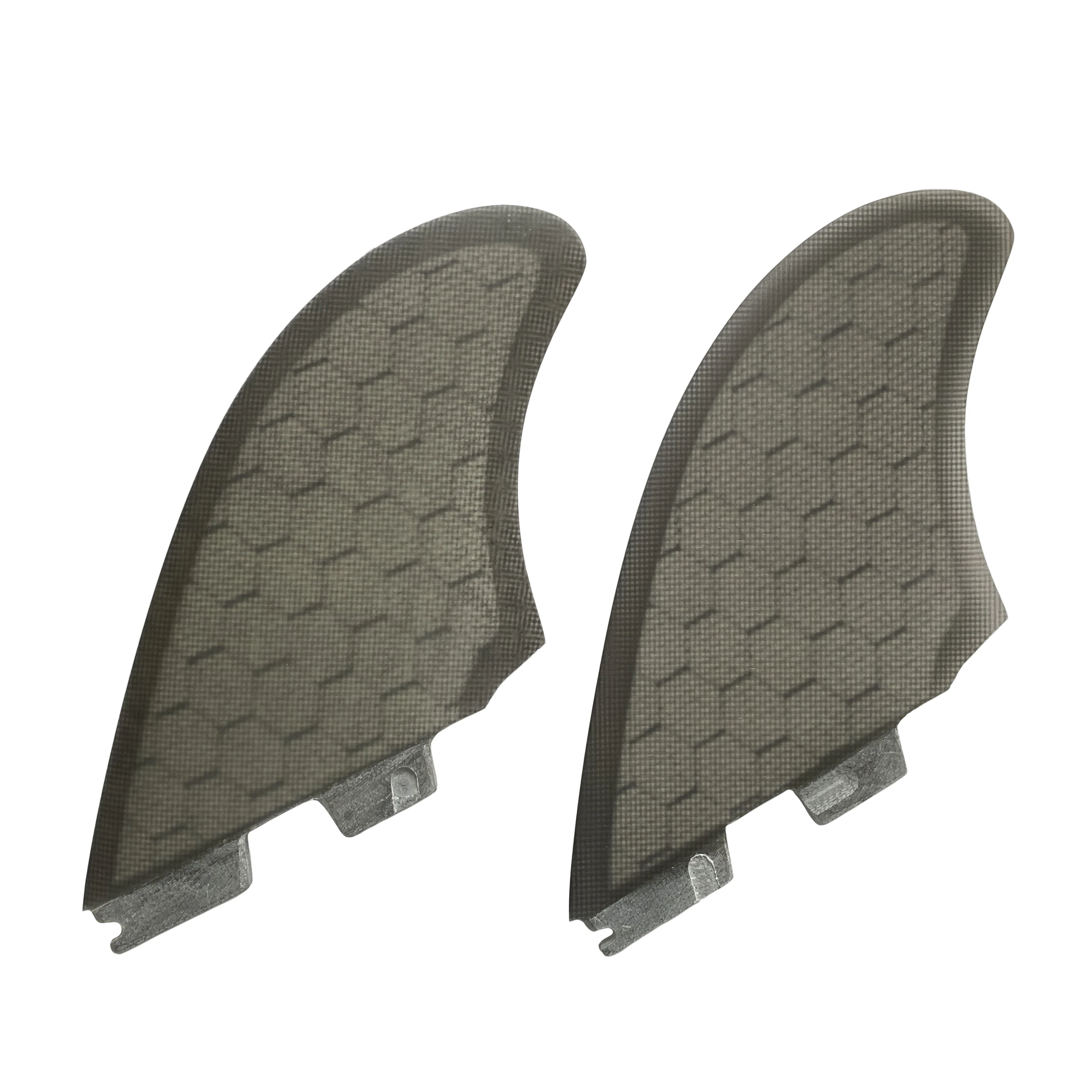 Surfboard Fins RISECE FCS 2 Honeycomb Quad Surfboard Fin Gray Quad Set 4 Pieces Set