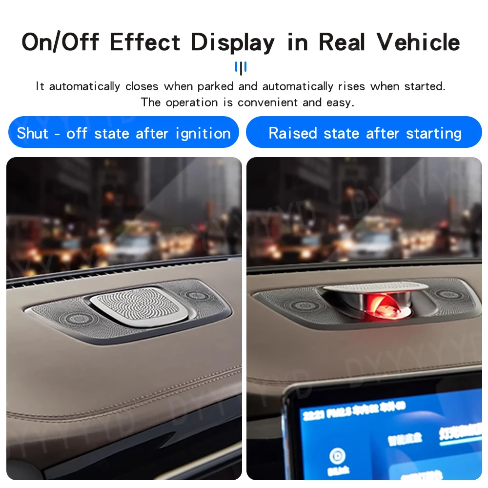 BYD 한 씰 06 스피커 DMI 자동 리프팅 센터 트위터 오디오 EV 트레블 앰비언트 라이트 개조 차량용 사운드 스피커