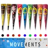 New Henna Tattoo Paste Black brown red white Henna Cones Indian For Temporary DIY Tattoo Sticker Body Paint  Cone henne 3