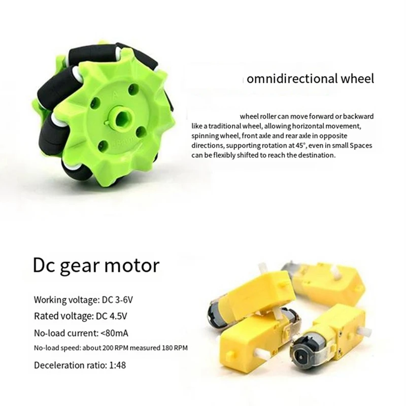 DIY 4WD 알루미늄 메카넘 로봇 자동차용 2층 바닥 보드 로봇 더블 섀시 부품-A25R