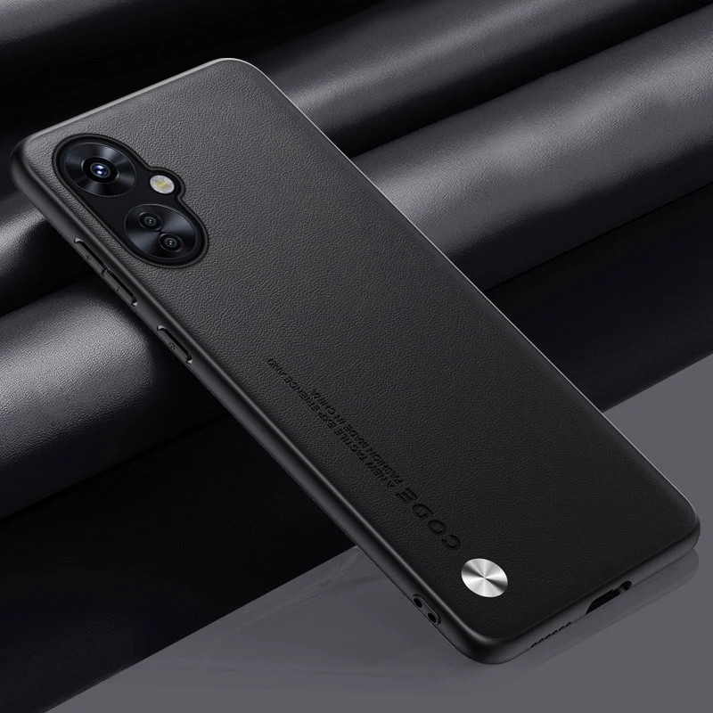 Premium PU Leather Silicone Phone Case - Elegant Protection Back Cover