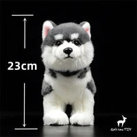 Alaskan Malamute High Fidelity Anime Cute Plushie Dog Plush Toys Lifelike Animals Simulation Stuffed Doll Kawai Toy Gifts Kids 2