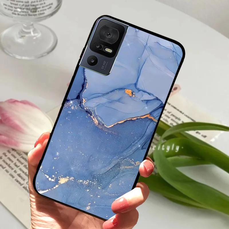 Sleek Black Bumper Silicone Soft TPU Phone Case - Protective Fashion Cover 2023
