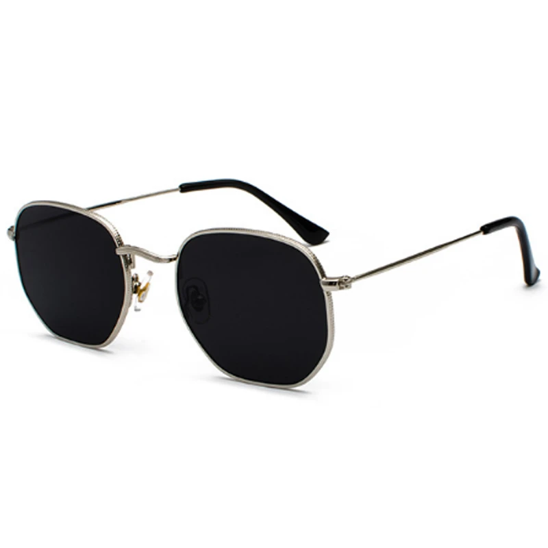 Classic Square Sunglasses Men Brand Designer Vintage Sun Glasses Male Metal Frame Outdoor Shades Driving Oculos De Sol_voghion.com