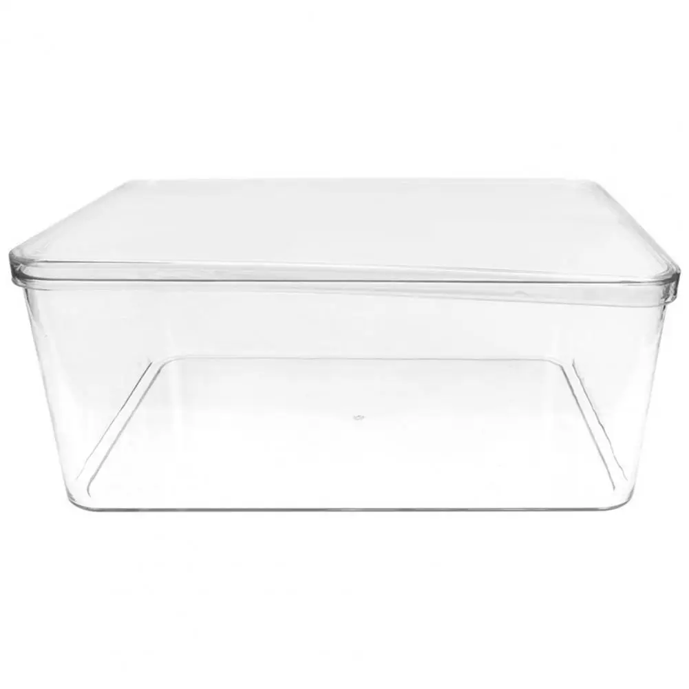 

Корзина для хранения хлопьев, органайзер, емкость, прозрачная коробка для хранения с крышкой, пылезащитный влагостойкий контейнер для рисовых хлопьев