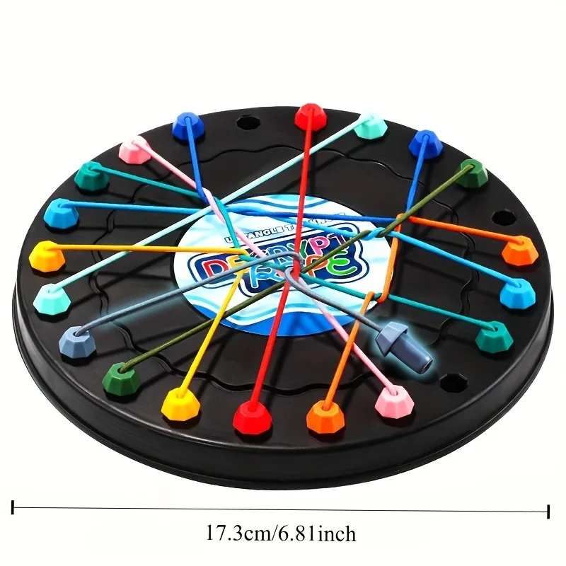 Colorful Rope Untangling Challenge Game Interactive Board Toy for Youngsters & Parents Enhances Logic & Concentration