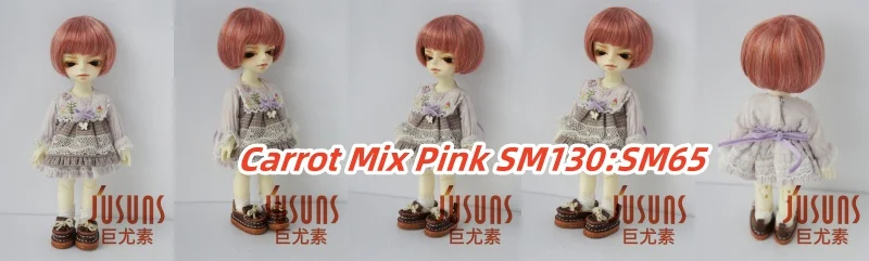 1/12 BJD Doll wigs JD256 4-5inch 11-13CM Short BOBO Cut Synthetic mohair BJD Hair Lati White Tiny doll accessories