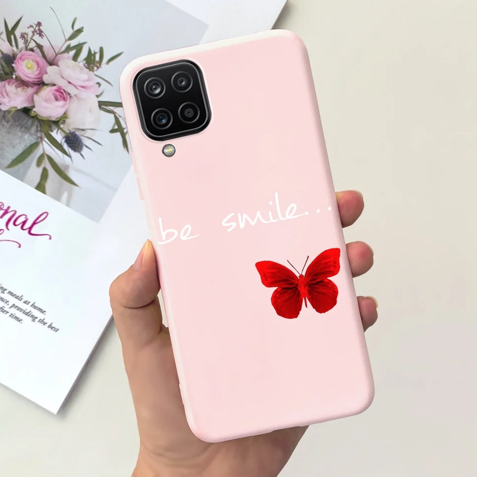 NEW Design For Samsung Galaxy A12 Case Silicone TPU Back Cover For Samsung A12 M12 F12 Galaxy M12 India  Funda Couqe Bumper
