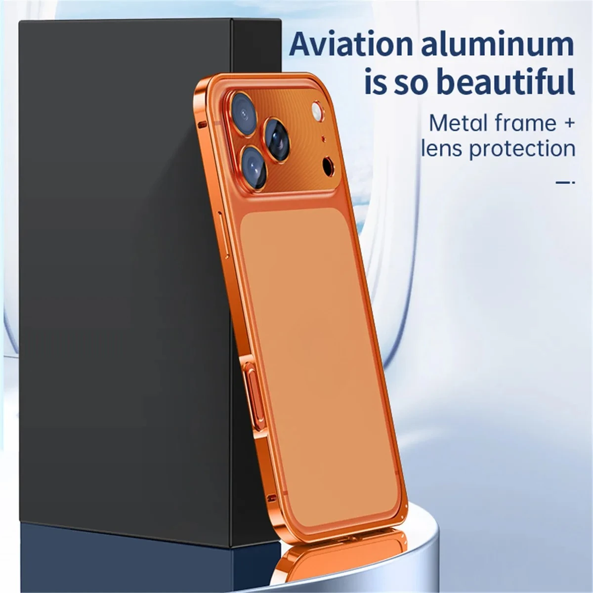 Premium Aluminum Alloy Frame Metal Case with Lens Protection and Heat Dissipation