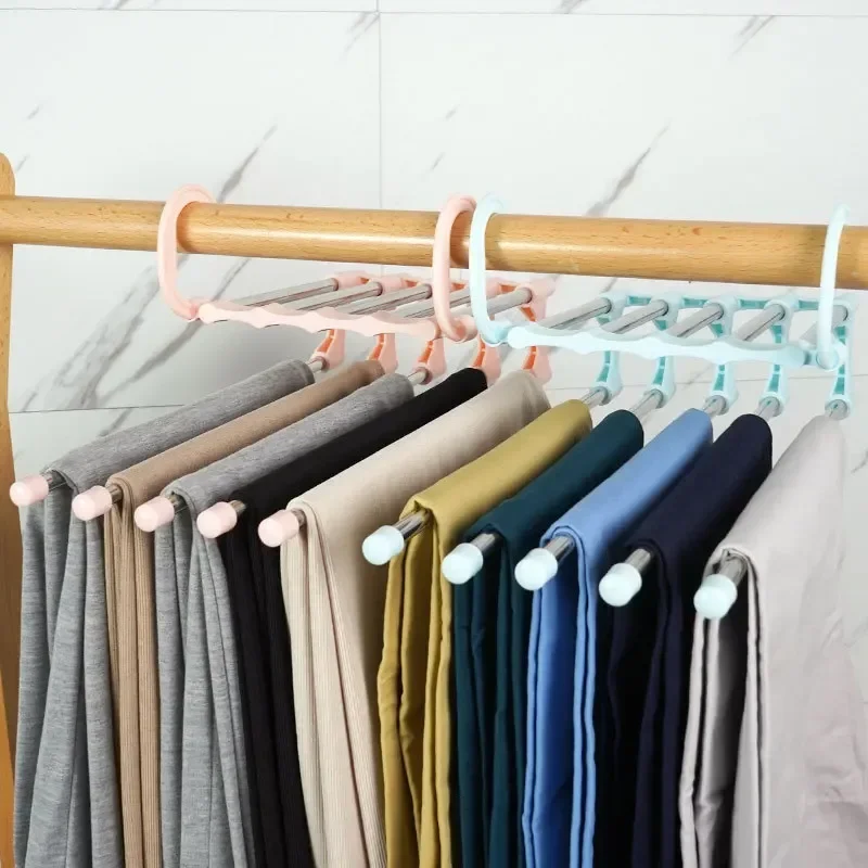 6/8/10/20PCS Stainless Steel Clothes Drying Hanger Windproof Sock Rack Underwear Rack Sock Clip Hook Artifact Hanger for Clothes 6