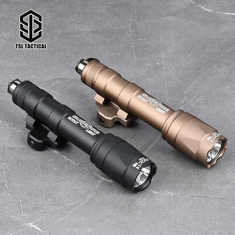 

Surefir M300 M600 Scout Light Metal Flashlight White LED Outdoor Mini Lamp Fit 20mm Picatinny Rail For AR15 HK416 M416 M4 M16