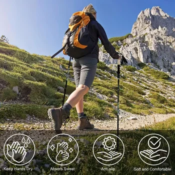 Foldable lightweight hiking poles for men and women 3
