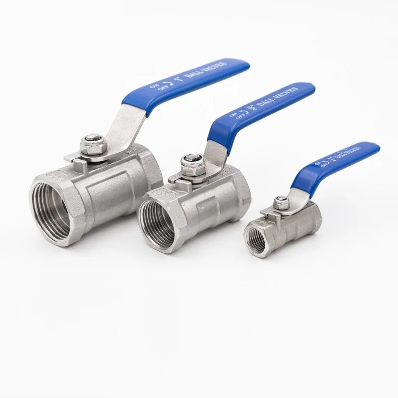 Uma Peça Válvula de Esfera Rosca Torneira Água Tubulação Válvula Interruptor 11 1-1 1-1 Dn15 Aço Inoxidável S304 Ss316l