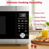 Microwave Oven, Sensor Cook & Sensor Reheat, 10 Variable Power Levels, Express Cooking Knob, 1250W 2.2 Cu Ft Stainless Steel 3