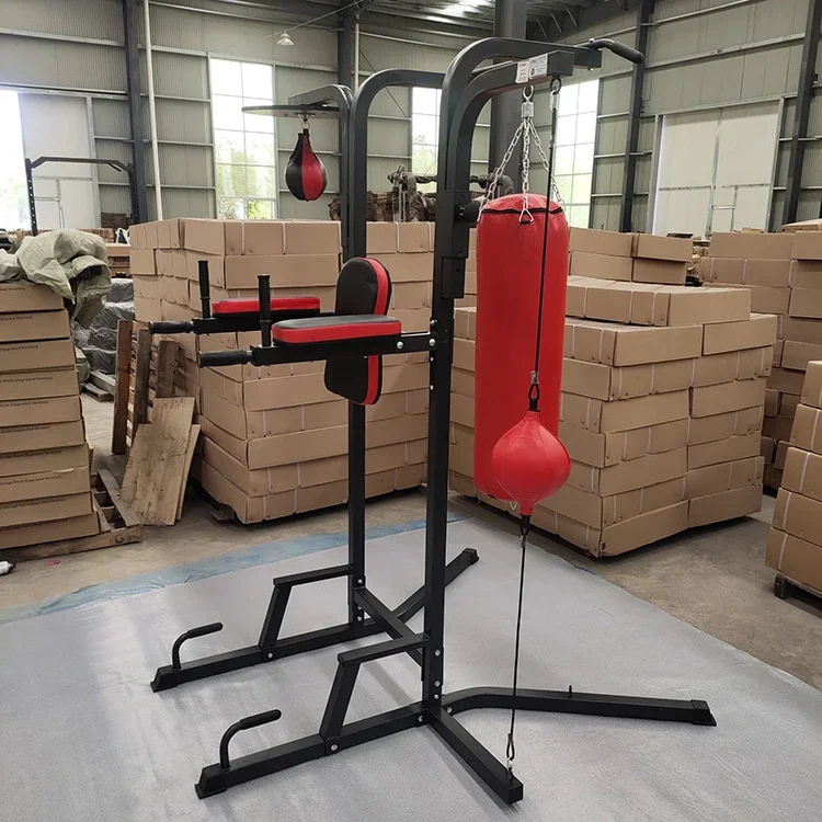 

Free Standing Kick Boxing Punching Bag Multifunction Hanging Speed Ball Rack