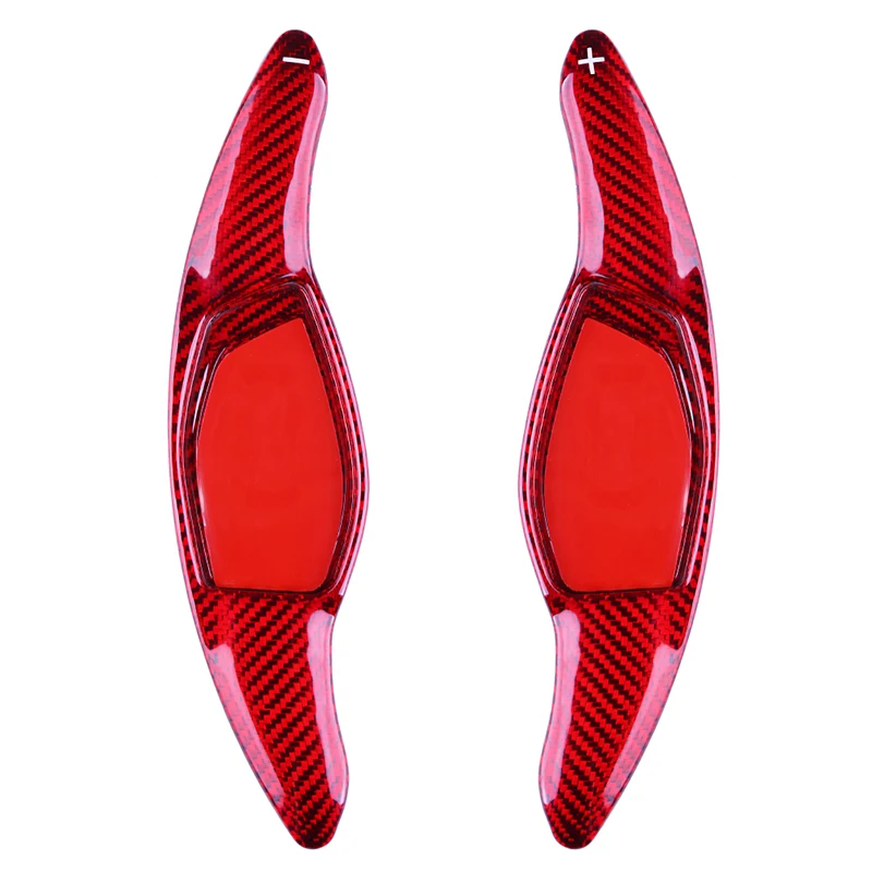 Accessori In Fibra Di Carbonio Auto Volante Paddle Shifter Cover Sticker Per Audi R8/ Rs 3/ Rs 4/ Rs 5/ Tt Rs 2016-2021