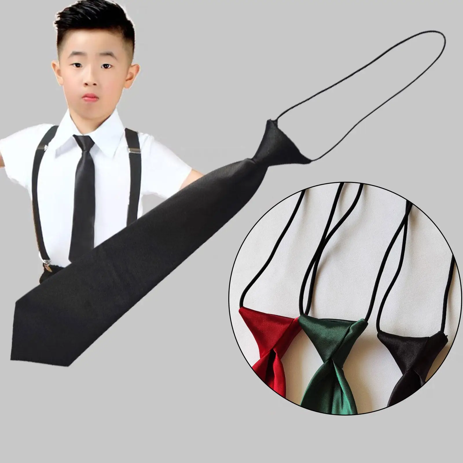 Tie For Kids Satin Cloth Tie Children's Holiday Clothing Accessories Show Ties Children Children's Accessories woven necktie,necktie set,clip on tie