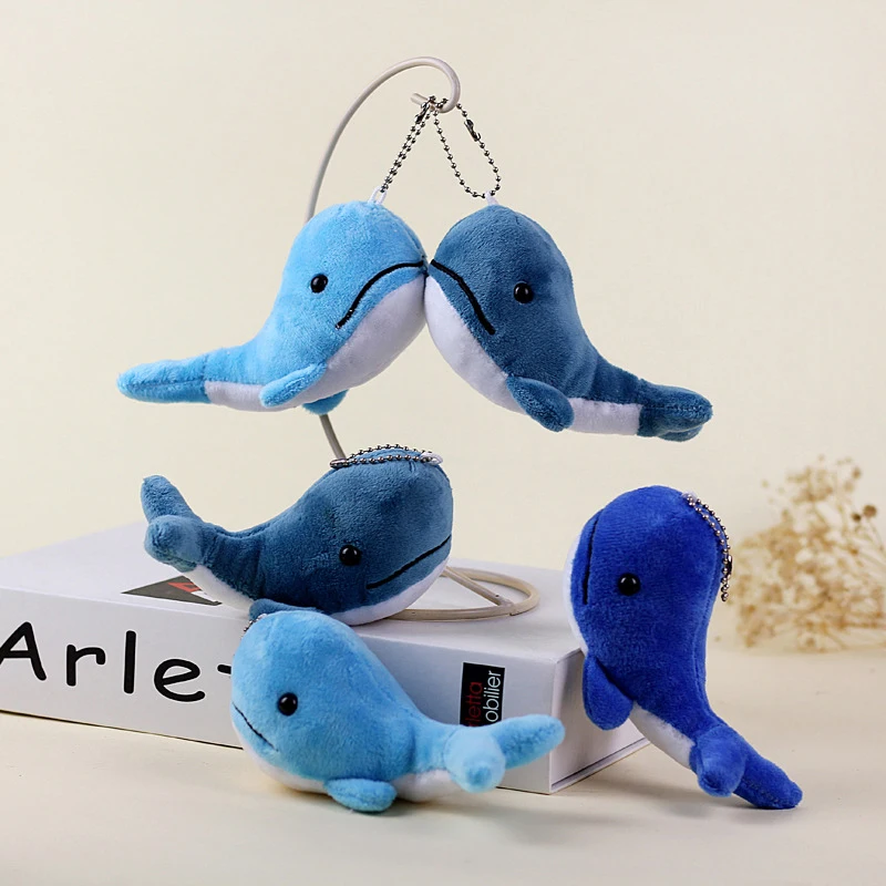 Whale Plush Keychain Whale Doll Lady Bag Luggage Car Ornament Children's Sea Animal Toys Kawaii Girl Accessories Soft Gift girls princess shoes 2023 new fashion patent leather wedding shoes white children mary janes shoes big girls dance fairy lady