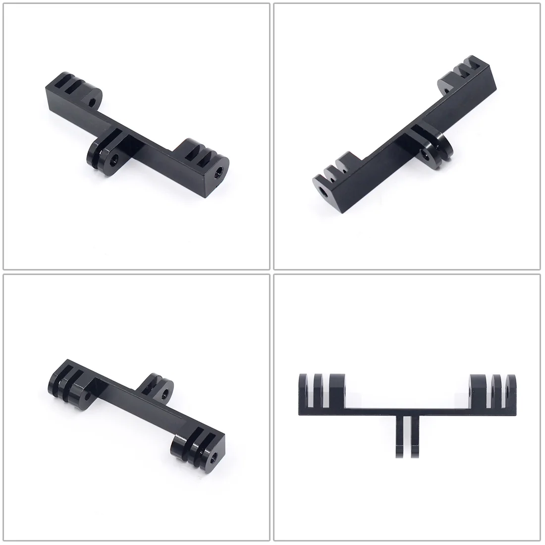 Bgning dual connector halterung für insta360 one led licht halterung für gopro hero 13 12 11 10 dji action 4 3 videokamera – Detail 5