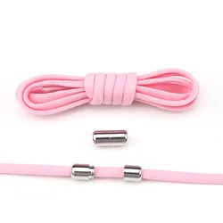 Elastic No-Tie Quick Lock Shoelaces (Pink)