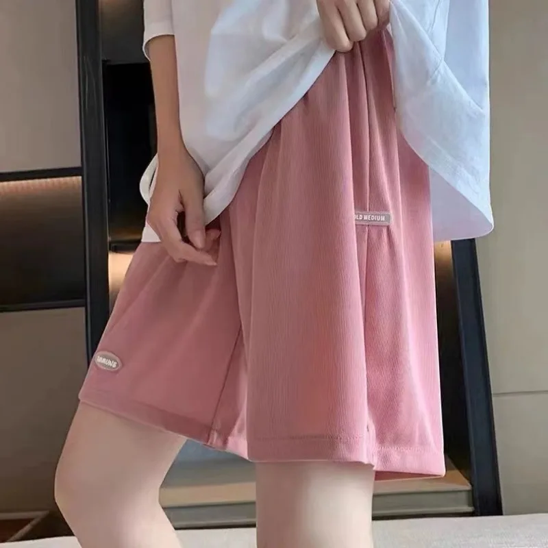 Maternity Summer Plus Size High Waist Pants For Pregnant Women Maternity Wide Leg Loose Shorts Ladies Pregnancy Capris