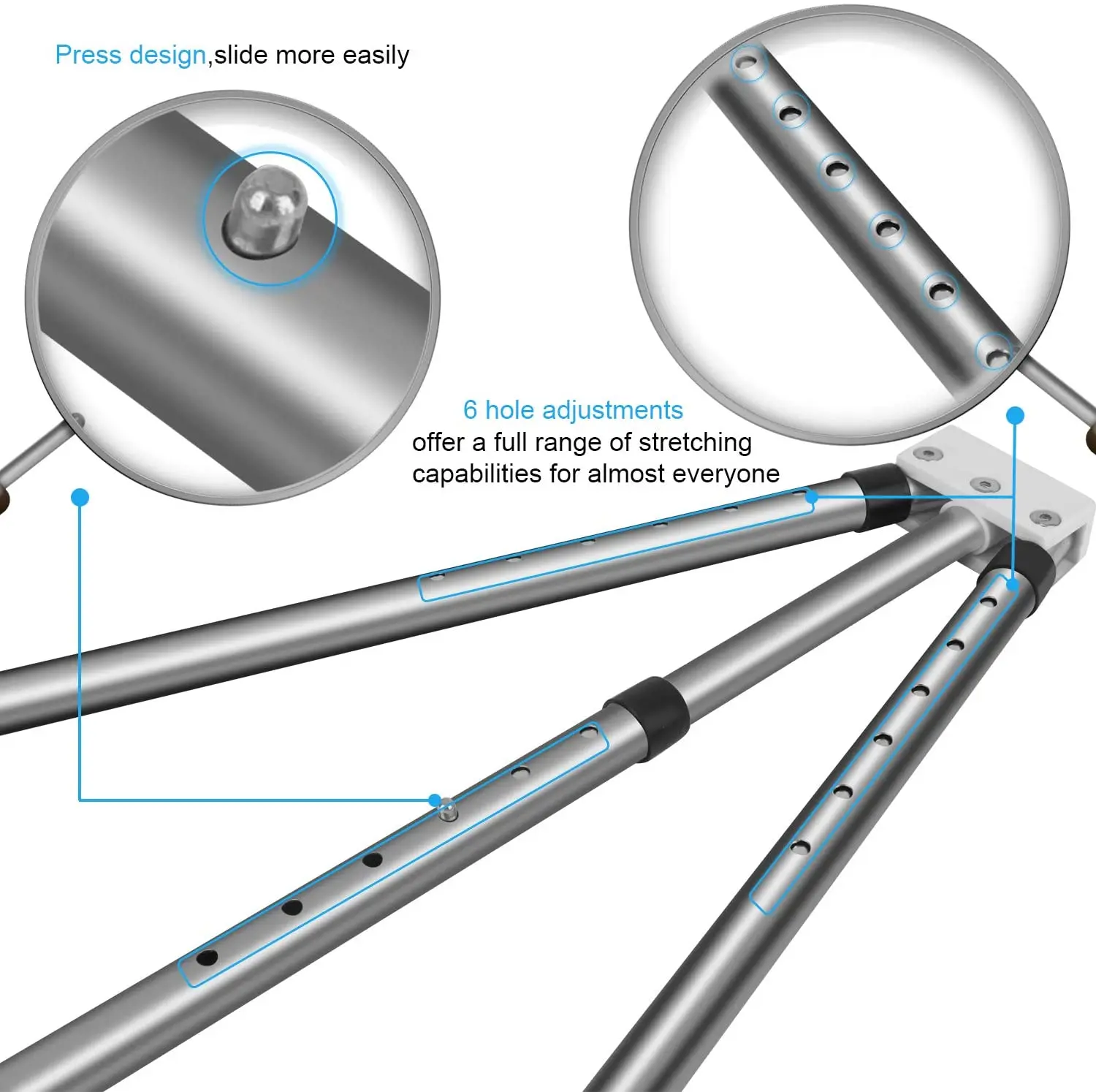 Stainless Steel Adjustable Leg Stretcher 2