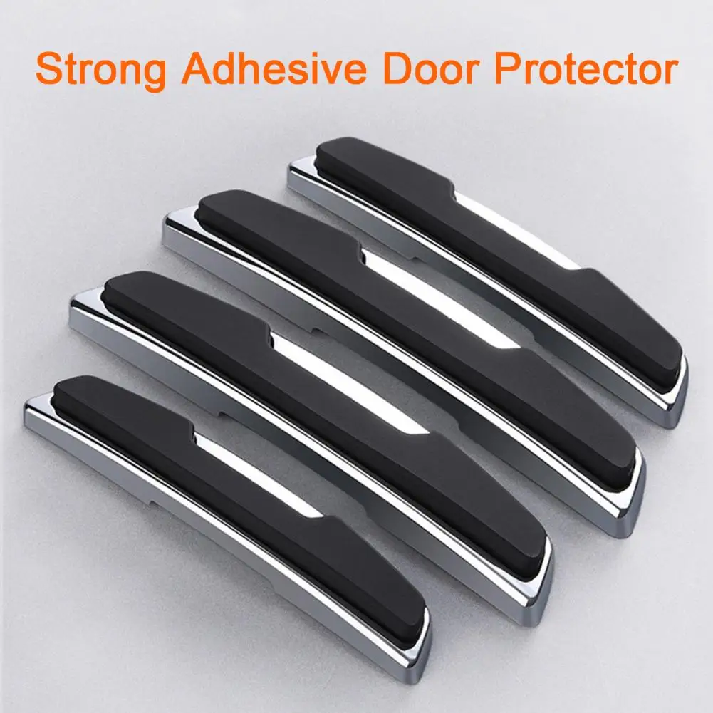

Double Layer Car Door Protection Car Door Protector Auto Protection Set 4pcs High Glossy Slim Door Edge Guards for Vehicles