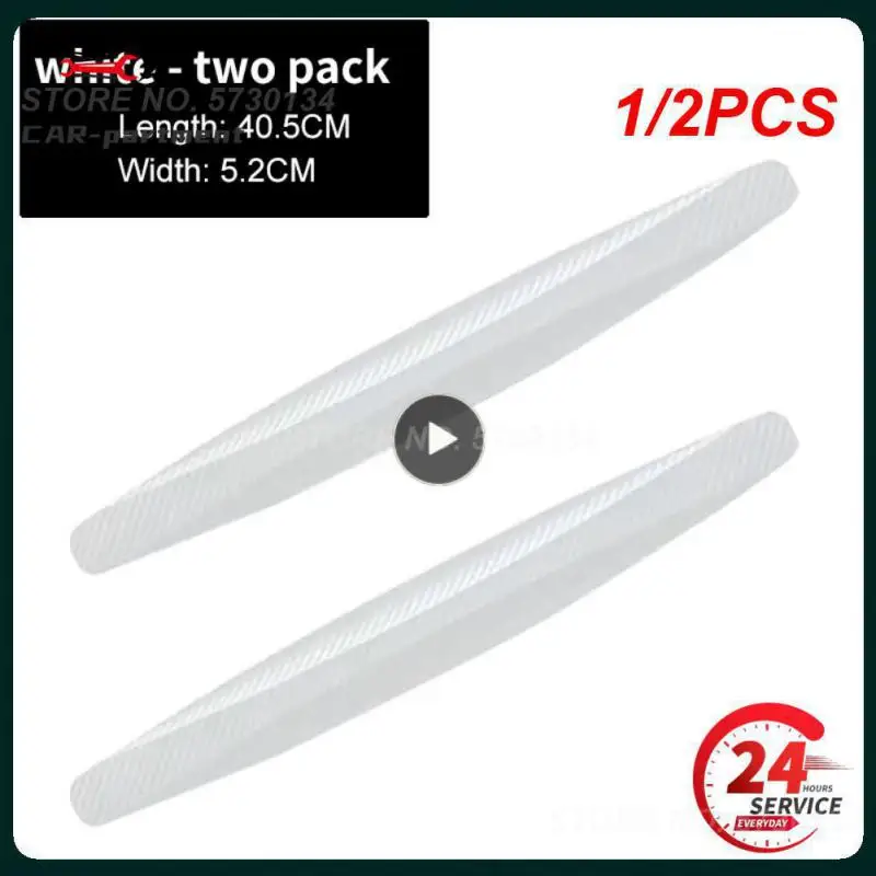 

1/2PCS Front Rear Bumper Anti-collision Strips Door Body scratch Automotive Protective Anti-collision Strips Car Accessorie