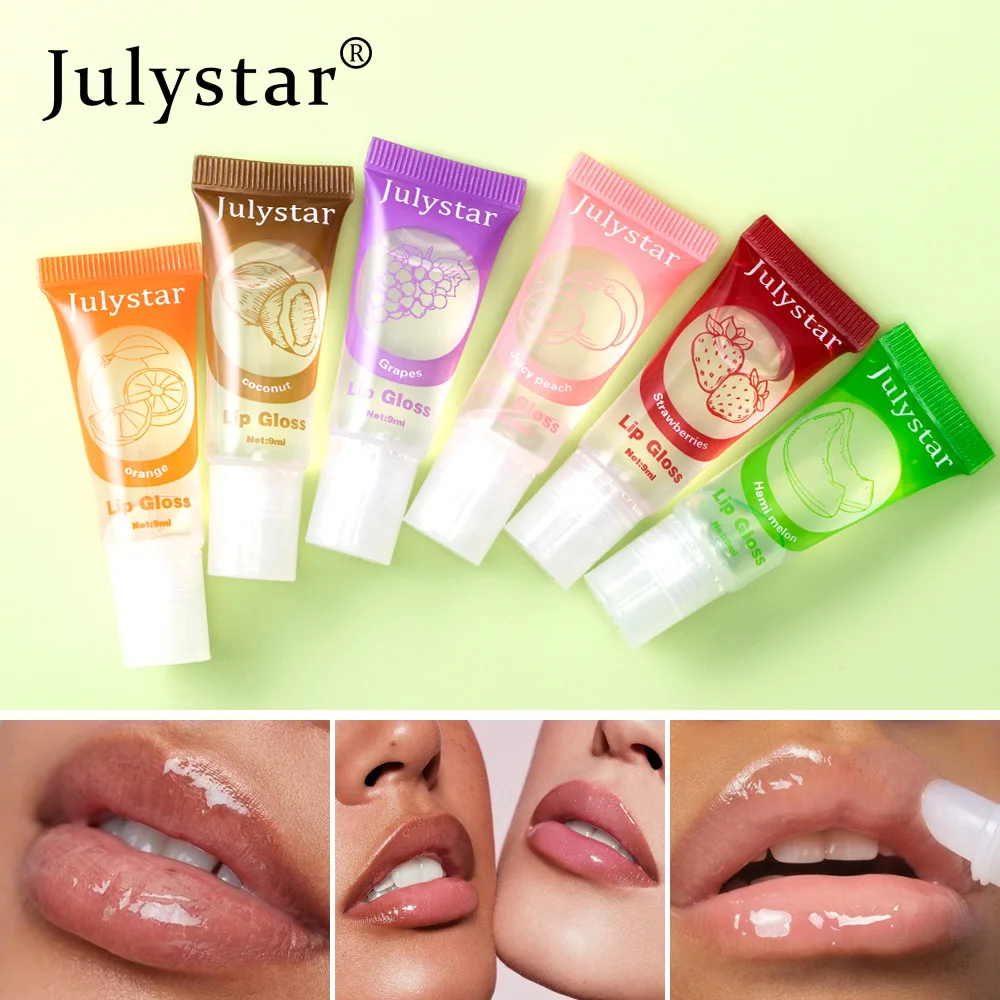 Multicolor Fruity Nourishing Moisturizing Hydrating Vitamin E Lip Oil High Gloss Long Lasting Hydrating Lip Honey 5
