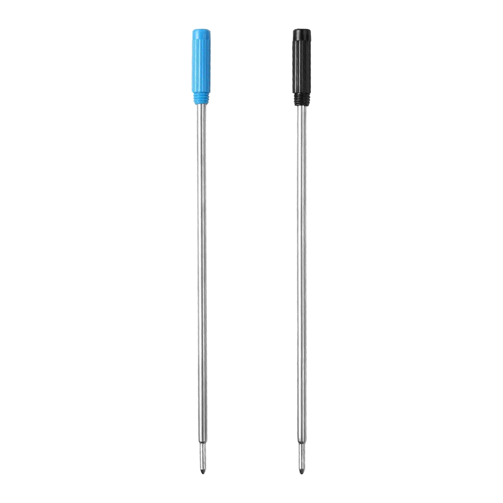 20 pezzi set L: 4,5 pollici ricariche per penne a sfera per penne a croce punta media blu inchiostro nero forniture per ufficio scolastico di cancelleria - immagine 3