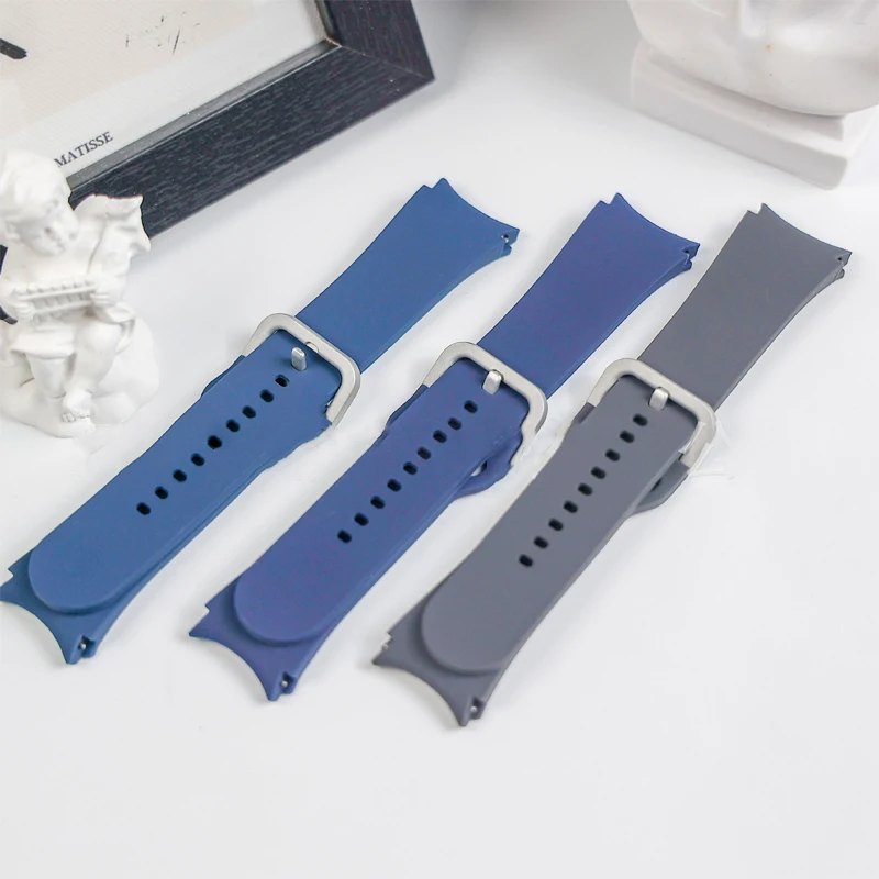 Quick-Fit Silicone Strap - Versatile Smartwatch Band 20mm