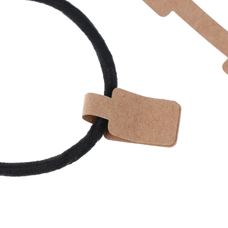 100 Stück quadratische leere Preisschilder für Halsketten, Ringe, Papieraufkleber, Papier, Schmuck, Display, Kartenetiketten, Hangtag – Detail 6