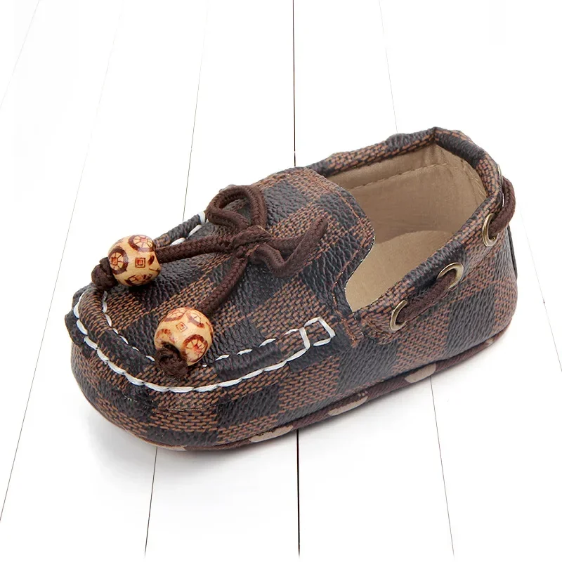 Korean Babi Moccasins for Non-slip First Walkers Toddler Loafers Baby Girls Boys Crib Shoes