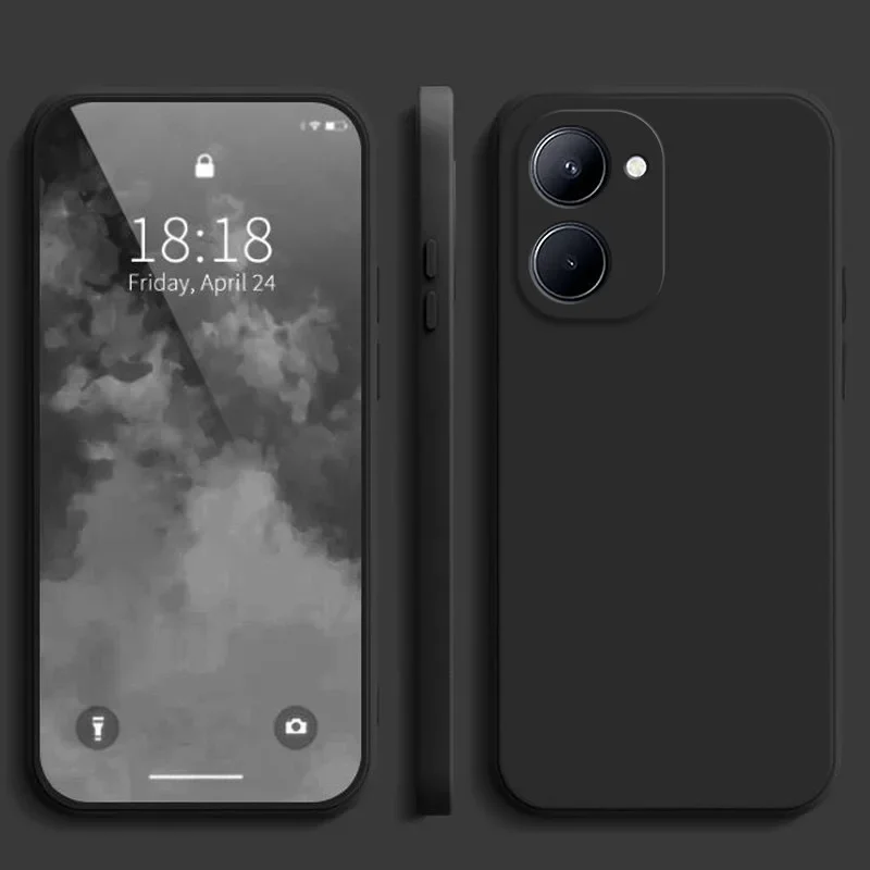 Ultra Thin Matte Silicone Phone Case – Solid Color, Soft TPU Cover