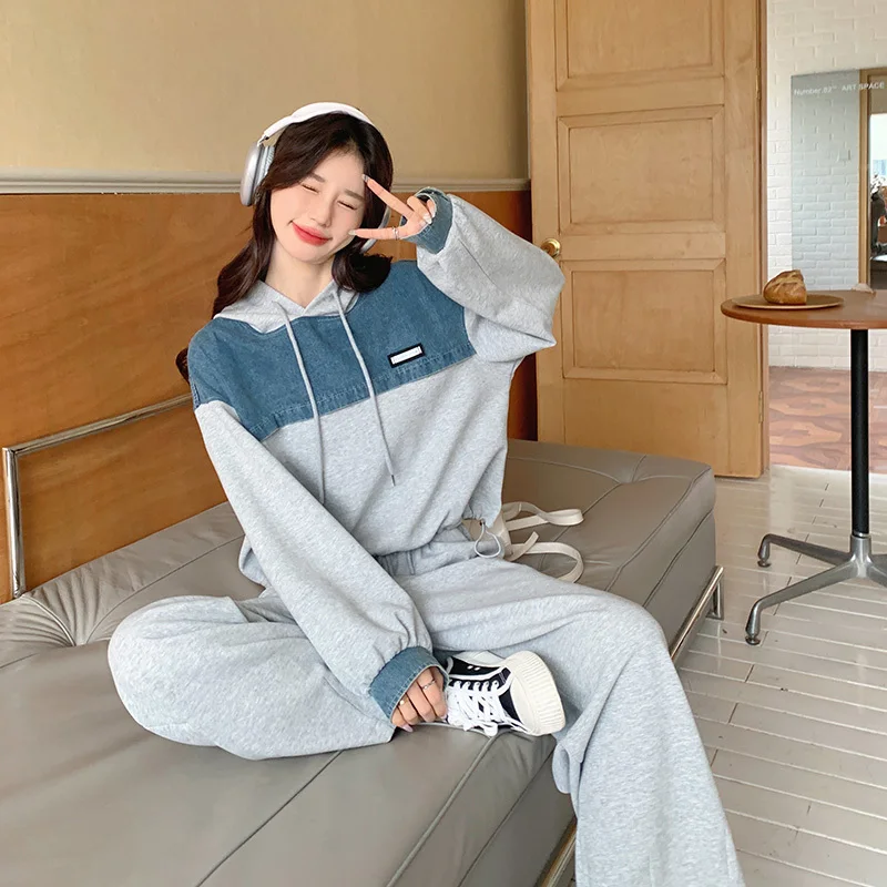 Set di felpe con cappuccio da cowboy con cuciture 157 (in precedenza 165A) -8618-P155-K218_voghion.com