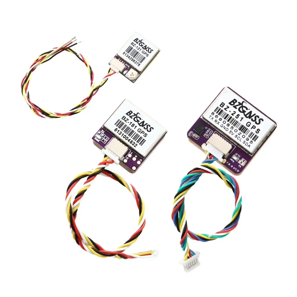 BZGNSS BZ-251 BZ-181 BZ-121 GPS 모듈, 듀얼 프로토콜 FPV 리턴 호버 F7 F4 비행 제어, 고정 날개 리턴 구조 드론 모델